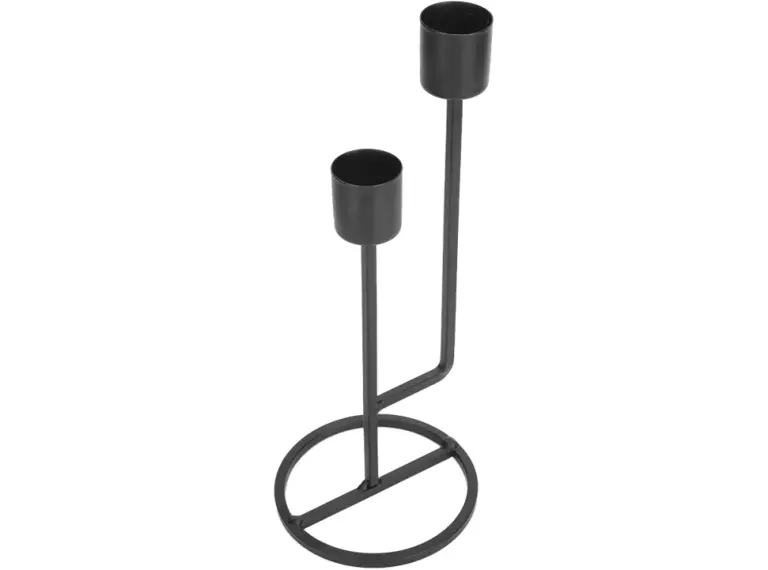 PORTAVELAS B09N322R75 HIERRO FORJADO PARA ESTILO NÓRDICO DECORACIÓN DE MESA DEL HOGAR