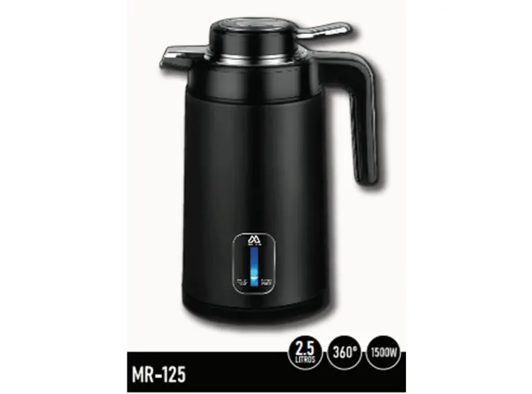 HERVIDOR ELECTRICO MARYLAND TERM O ELECTRICO DE 2.5 LITROS TETERA ELECTRICA COLOR NEGRO