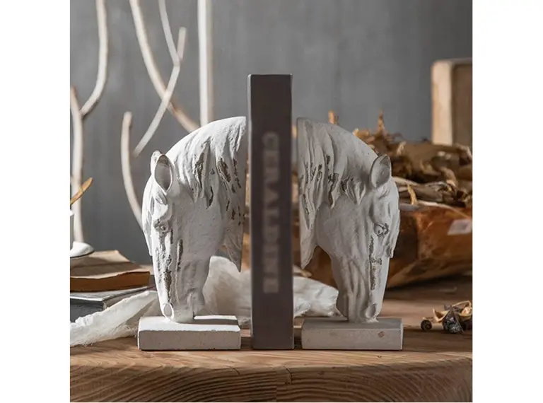 ESCULTURA A325 DE LOS ESTANTERÍAS DE LA DECORACIÓN CABALLOS