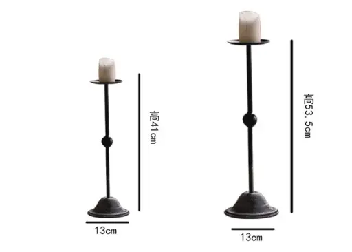 [CANSP2] CANDELABRO CANSP2 NEGRO VINTAGE DECORACIÓN