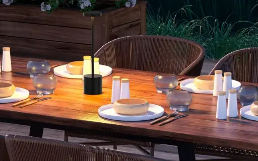 [LED-L001] LÁMPARA DE MESA LED-L001 LED INALÁMBRICA, RECARGABLE POR USB, BATERÍA DE 6000 MAH